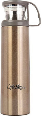 

LifeSky 532 ml Water Purifier Bottle(Brown)