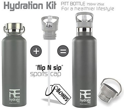 

Rehydrate Pro 739 ml Water Purifier Bottle(Black)