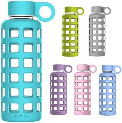 

purifyou 355 ml Water Purifier Bottle(Blue)