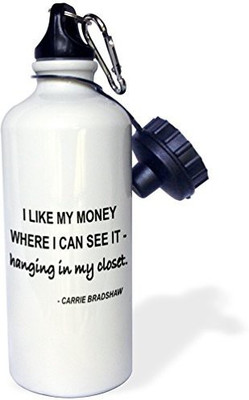 

3dRose 621 ml Water Purifier Bottle(White)