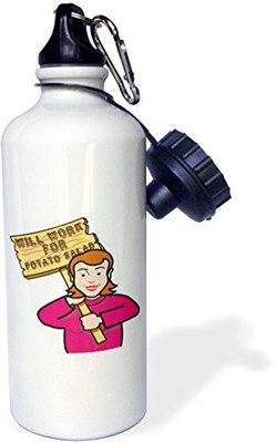 

3dRose 621 ml Water Purifier Bottle(White)