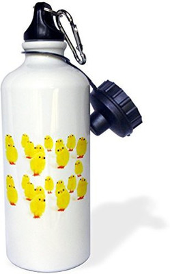 

3dRose 621 ml Water Purifier Bottle(White)