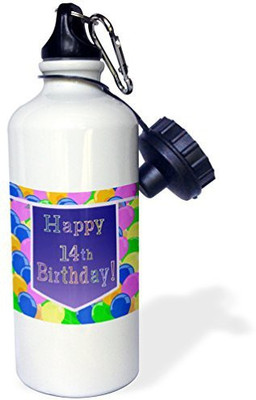 

3dRose 621 ml Water Purifier Bottle(White)