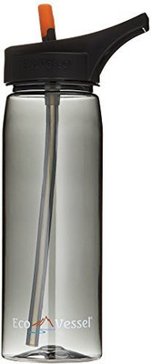 

Eco Vessel 739 ml Water Purifier Bottle(Black)