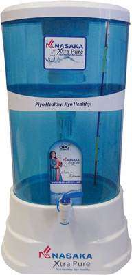 

Nasaka Xtra Pure 19 L Gravity Based Water Purifier(Blue)