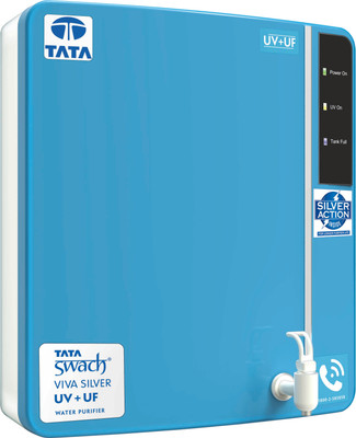 

Tata Swach Viva Silver UV + UF 6 L UV + UF Water Purifier(Blue)