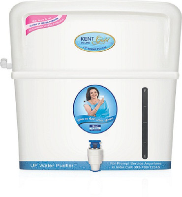 

Kent IN LINE GOLD (11041) 7 L Gravity Based + UF Water Purifier(White)