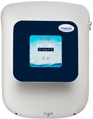

Livpure ECo Touch 2000 8.5 L RO + UV Water Purifier(Whit, Blue), Blue;whit