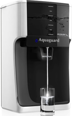 

Aquaguard Magna HD RO + UV 7 L RO + UV Water Purifier(White, Black), Black;white