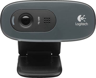 Logitech C-270-HD 3MP-Black  Webcam