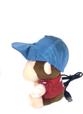 Shrih HD 10M Camera Plush Monkey In Red Tshirt USB  Webcam