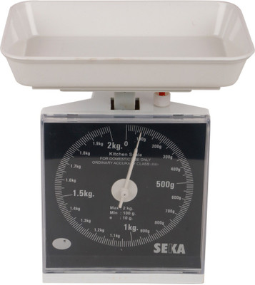 

SEKA Kitchen Weighing Scale(White, Black), Black;white