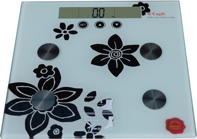 

Eagle Body Fat And Hydration Monitoring Weighing Scale(Black, White)