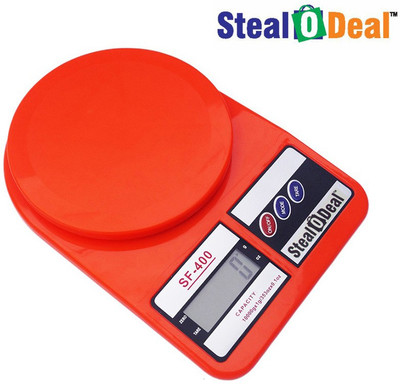 

Stealodeal Red 10kg Electronic Kitchen Weighing Scale(Red)