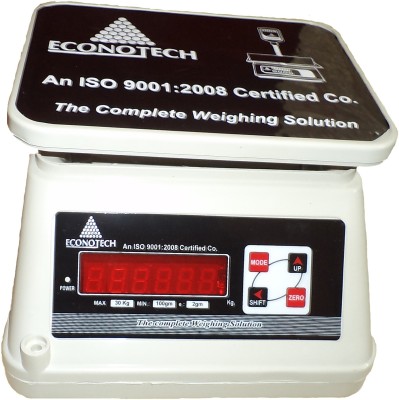 Deep Econotech ABS Weighing Scale(White) at flipkart