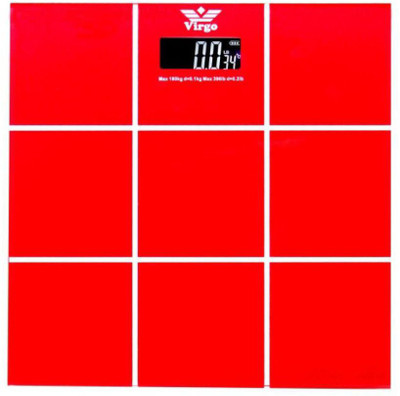 

Virgo Electronic Digital Red Personal body Weighing Scale(Red)