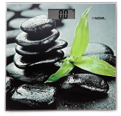 

Nova BGS 1255 DIGITAL Black Stones Personal Scale Weighing Scale(multicolour)