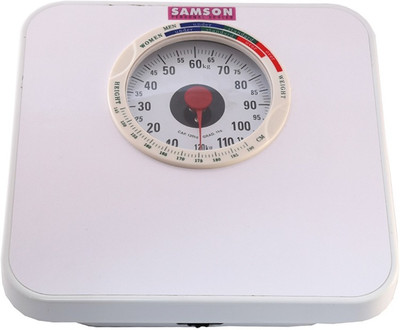 Samson Mechanical Personal Weighing Scale(White)