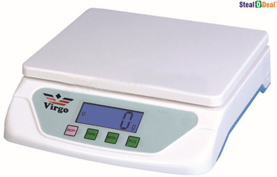 

Virgo Stealodeal Electronic 25 kg x 1 gm Kitchen Multi-Purpose Weighing Scale(White)