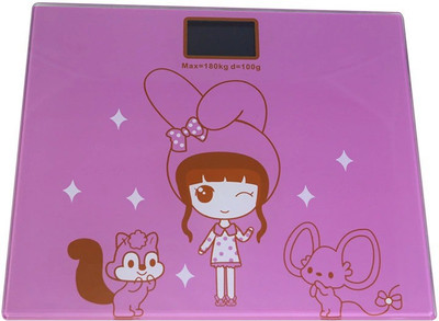 Italish Electronic Body Weight Machine Weighing Scale(Pink) available at flipkart for Rs.699