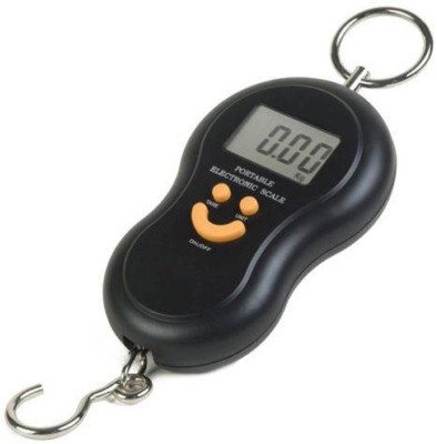 61% OFF on GLUN Bolt Electronic Portable Fishing Hook Type Digital LED  Screen Luggage Weighing Scale, 50 kg/110 Lb (Black) on