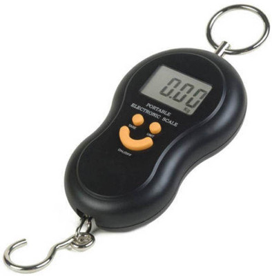 61% OFF on GLUN Bolt Electronic Portable Fishing Hook Type Digital LED  Screen Luggage Weighing Scale, 50 kg/110 Lb (Black) on