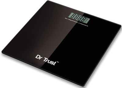 

Dr. Trust High Accuracy Premium Digital with "Accu Gauge" and "Smart Insta-Step" technology Weighing Scale(Black)