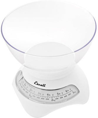 Escali Estilo Spring White, 6 Lb / 3 Kg Weighing Scale(White)