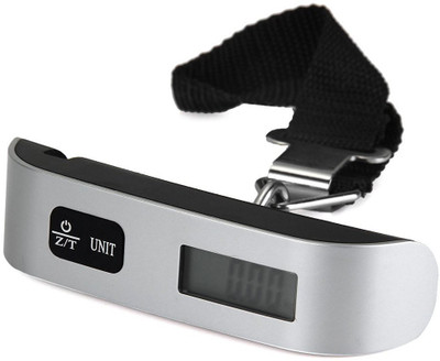 

Shrih Portable Handheld Electronic Digital Lcd Luggage Travel Weighing Scale(Silver)
