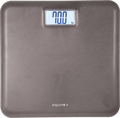 

Equinox Leather Look Weighing Scale(Gray)