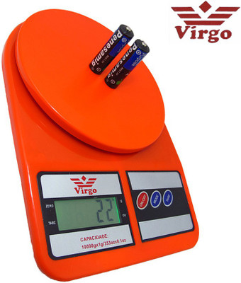 

Virgo Stealodeal Red 7kg Electronic Kitchen With Inbuilt Batteries Weighing Scale(Red)