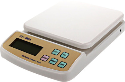 

WeighTaj 10kg-1g Electronic/Digital Kitchen Scale Weighing Scale(Off White)