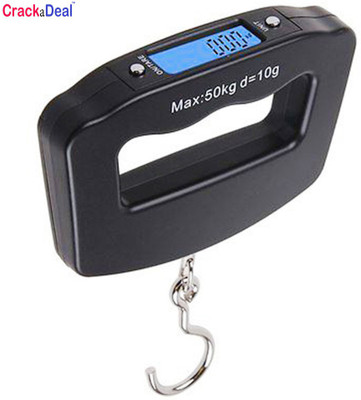 

Crackadeal 25kg Flat Luggage Weighing Scale(Multi-Color)