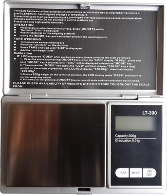 

Abdullah Balance 300gm Weighing Scale(Silver, Black), Black;silver
