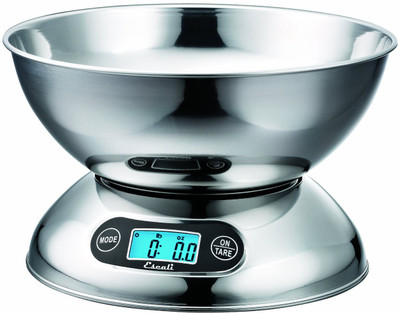 

Escali Rondo Stainless Steel 11 Lb / 5 Kg Weighing Scale(Silver)