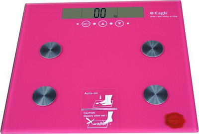 

Eagle Body Fat And Hydration Monitoring Weighing Scale(Pink)