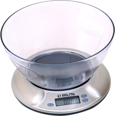 

Belita BPS-1127 Digital Kitchen Weighing Scale(Silver)