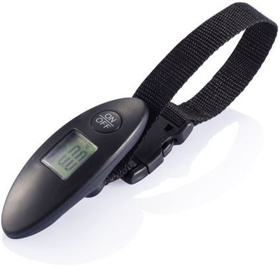 

Shopo Portable 40 kg Mini Digital Luggage Hanging Weighing Scale(Black)