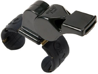 

Fox 40 Pearl Official Finger Grip Pealess Whistle(Black, Pack of 1)