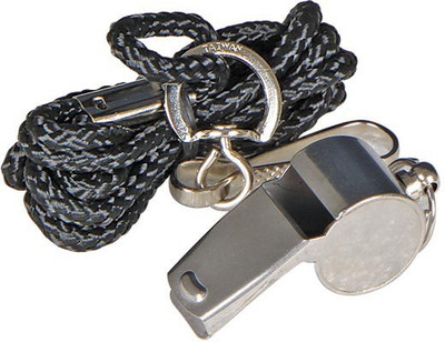 

Nivia Referee Plastic Whistle Pea Whistle(Black, Pack of 1)