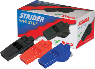 

Vinex Strider (Pack of 12 Pcs) Pealess Whistle(Red, Black, Blue, Pack of 12)