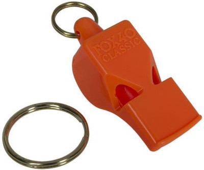 

Fox 40 Classic Pealess Whistle(Red, Black, Yellow, Blue, Pack of 1)