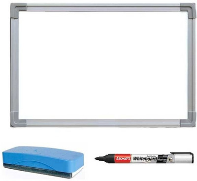 

Actionworld 1 Years Guarantee Magnetic Magnetic Aluminium 1.5"x 2" Whiteboards and Duster Combos(Set of 1, White)