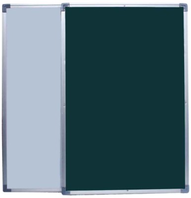 Roger & Moris Regular Non Magnetic Melamine Large Whiteboards(White, Green)
