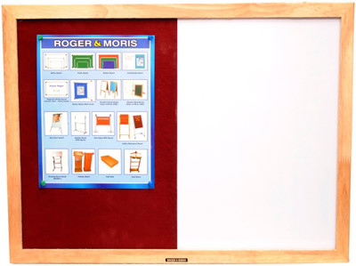 

Roger & Moris Non Magnetic 1.5 X 2 FEET Whiteboards(Set of 1, White, Mahroon)