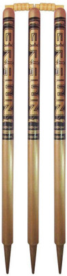 

Brawn Club Cricket Stumps - 6 Stumps and 4 Bails(Brown)