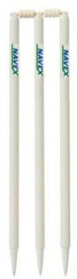 

Navex White Cricket Stumps With Bails set(White)