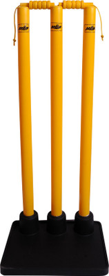 

Pepup Plastic Cricket stump Set With Rubber Base(Yellow)