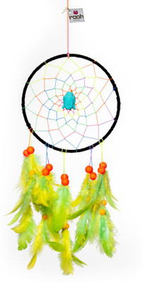 

Rooh dream catcher Wool Windchime(5.9 inch, Multicolor)