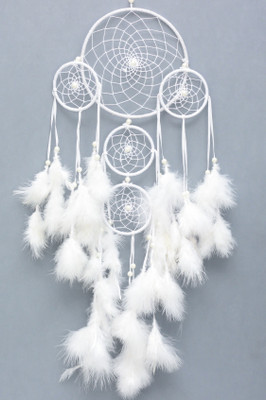 Daedal Dream Catchers White smoke Wool Dream Catcher(50 inch, White)